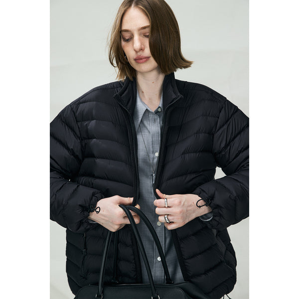 Lightweight 90% Goose Down Puffer Jacket & Vest | Horizontal Quilting | Water-Repellent Functional Fabric | MRS Studios