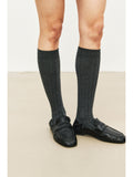 Xinjiang Long-Staple Cotton Ribbed Mid-Calf Socks | Slouchy Knit Design | Everyday Essentials | Women Socks | MRS Studios