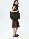 Hand-Woven Straw Tote | Lambskin Lining | Brass Hardware | Women Bag | MRS Studios