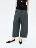 Knit Air Fabric 9/10 Balloon Pants | Elastic Waist | Women Trousers | MRS Studios