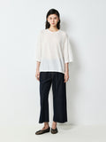 Freecross Deep Indigo Wide-Leg Jeans | Shifted Side Seam | Cropped 9/10 Length | Women Jeans | MRS Studios