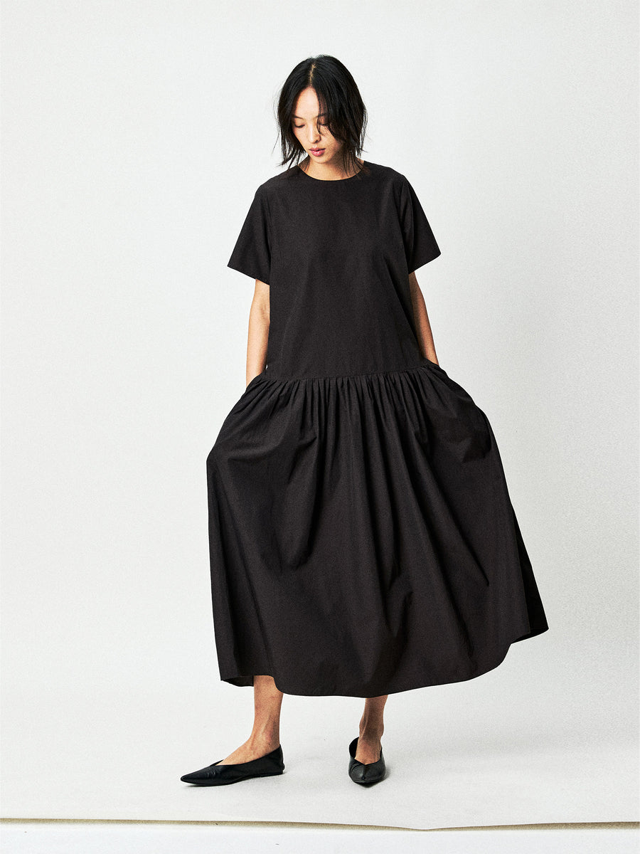 Japanese Silk Blend Taffeta Dress & Skirt, view 4