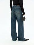 Seamless Wide-Leg Cotton Jeans | Soft Denim Construction | Floor-Length Silhouette | Women Jeans | MRS Studios