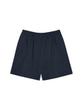 Washed Cotton Casual Shorts | Slight A-Line Silhouette | Elastic Waistband | Women Shorts | MRS Studios