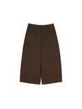 Pima Cotton Normandie Linen Cocoon Pants | Salt-Shrunk Crinkle Texture | Three-Panel Tapered Cocoon Cut | Women Trousers | MRS Studios