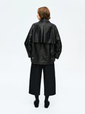 British Sheepskin Leather Jacket | Gradient Waxed Finish | Women Leather Jacket | MRS Studios