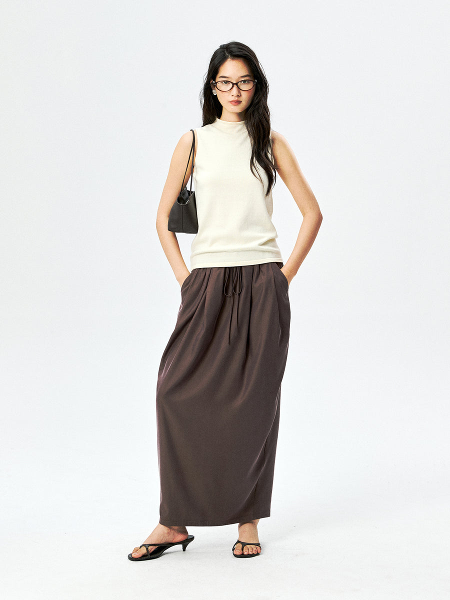 Cupro Camisole & Balloon Skirt, view 6