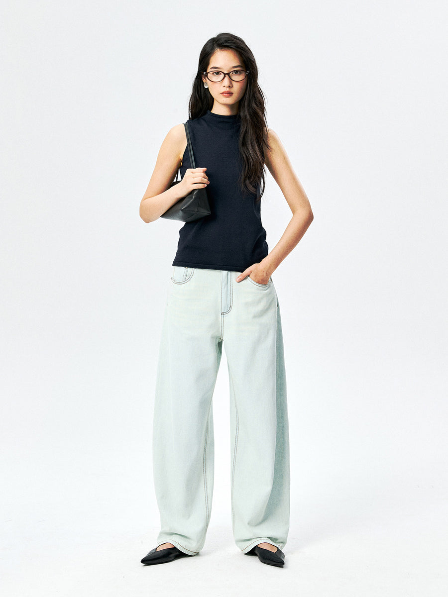 Long-Staple Cotton Knit Tank, view 5