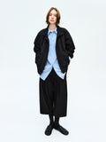Relaxed Elastic Tapered Trousers | Hollow-Core Thermal Fabric | Pleated 8/10 Newsboy Style | Women Pants | MRS Studios