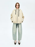 Wide Leg Bossa Cotton Denim Jeans | Vintage Wash with Side Arc Panels | Deconstructed Relaxed Fit | MRS Studios