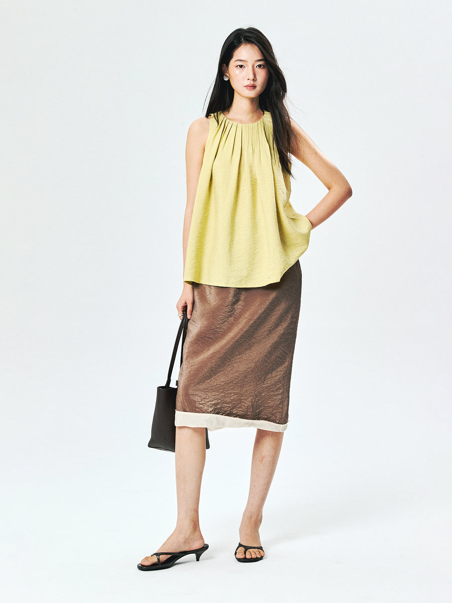 Sand-Washed Silk Cami & Dress Set, view 8