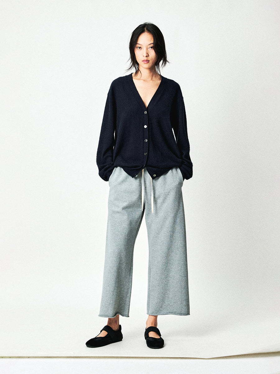 Brushed Cotton Knit Tee, Long Sleeve Tee & Cardigan