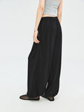 Silk Modal Knit Lantern Pants | Soft Jersey Hand Feel | Tapered Ankle Cuffs | Women Pants | MRS Studios
