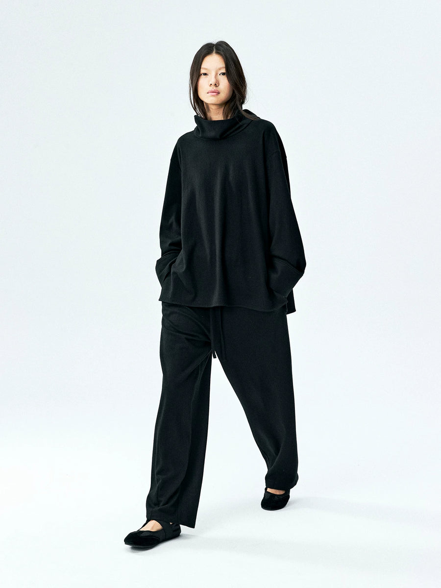 Superfine Merino Knit Drawstring Pants, view 8