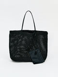 Hand-Woven Straw Tote | Lambskin Lining | Brass Hardware | Women Bag | MRS Studios