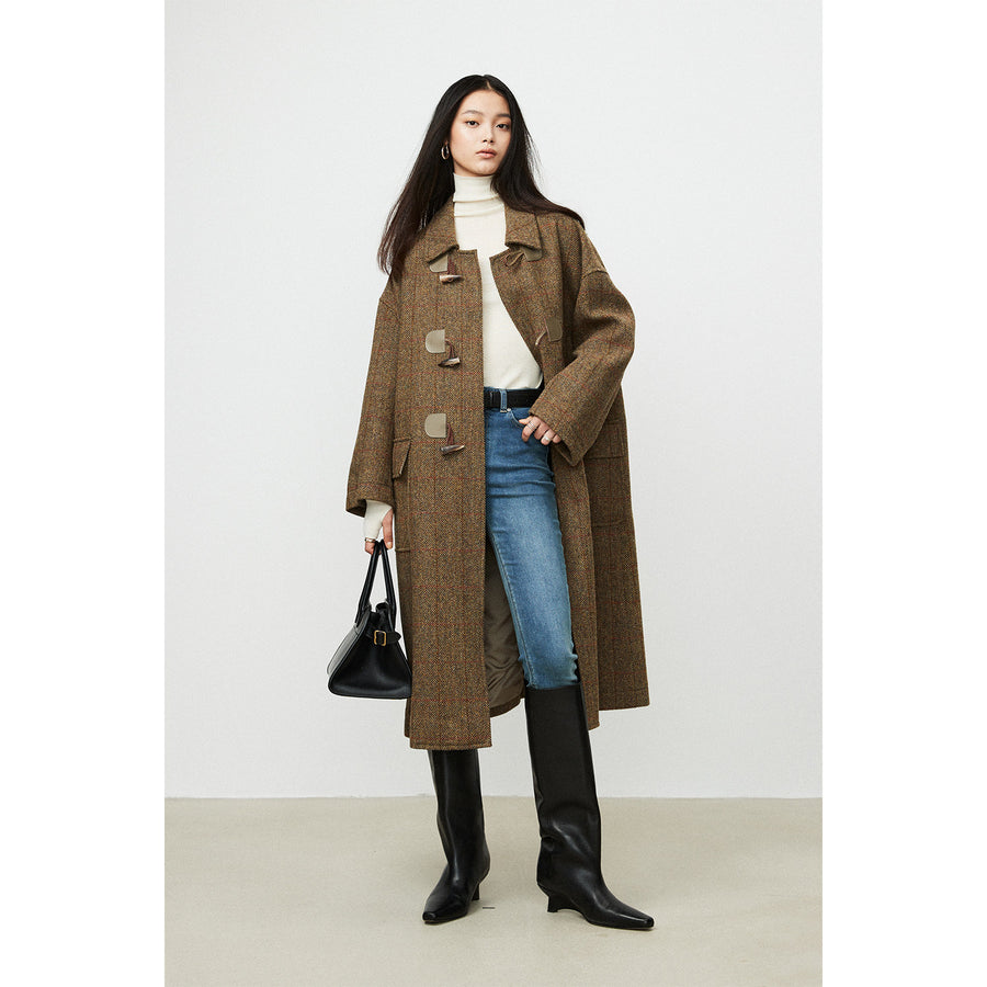 H-Line Wool Duffle Coat, view 10