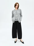 Knit Air Fabric 9/10 Balloon Pants | Elastic Waist | Women Trousers | MRS Studios
