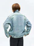 Vintage Collar Denim Jacket | Turkish Bossa Long-Staple Cotton | Women Spring Jacket | MRS Studios