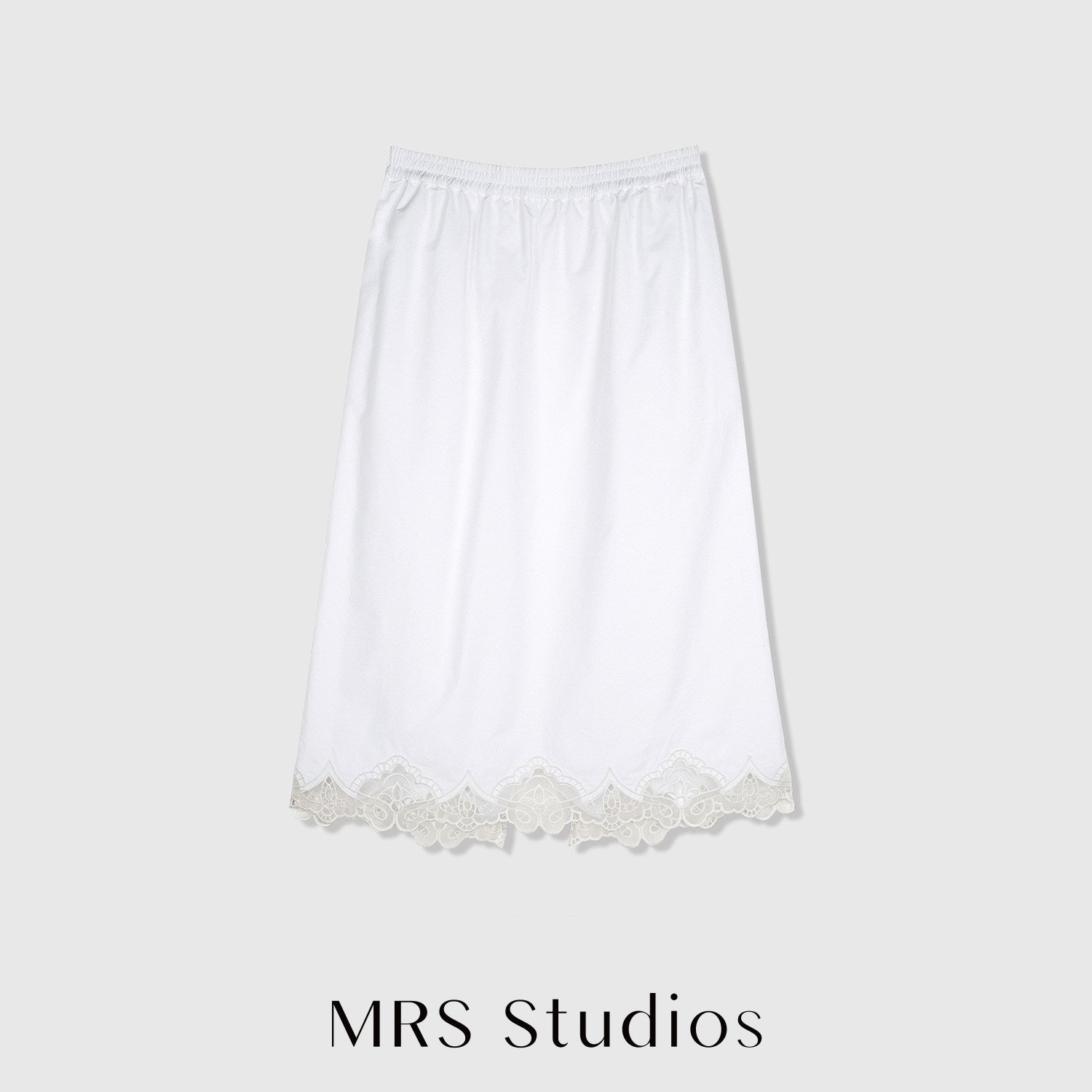 Cotton Organza Embroidered Lace Collection | Skirt and Cropped Pants | Romantic Holiday Style | Women Bottoms | MRS Studios