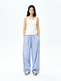 Japanese Yarn-Dyed Stripe Shirt and Shorts Set | Camellia-EX Cotton Finish | Resort Oversized Fit | Women Set | MRS Studios
