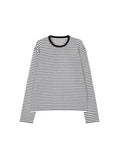 Linen-Cotton Knit Overshirt | Breathable Sun Protection | Relaxed Drop-Shoulder Stripe | Women Top | MRS Studios