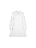 Cotton Hemp Single-Breasted Trench Coat | Raglan Sleeve | Convertible Collar | Women Coat | MRS Studios