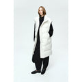 Long Limonta Fabric Down Coat & Vest | Detachable Sleeves | Hungarian White Goose Down | Limonta Nylon | MRS Studios