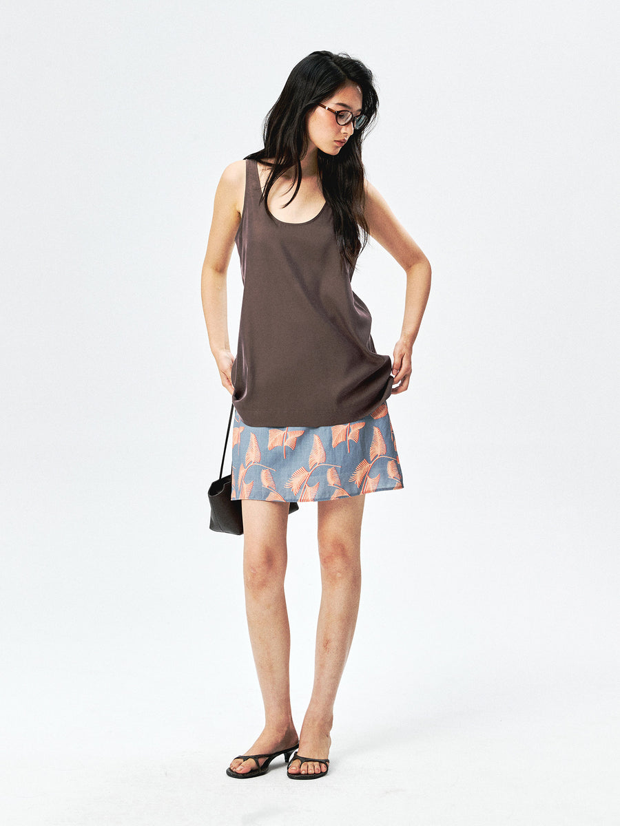 Lyocell Linen Mini & Midi Skirts, view 5