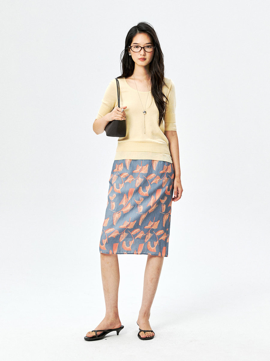 Cotton Knit Top, view 5