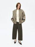 Knit Air Fabric 9/10 Balloon Pants | Elastic Waist | Women Trousers | MRS Studios