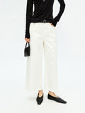 Turkish Bossa Denim Wide-Leg Jeans | French Casual Silhouette | Raw Hem Finish | Women Jeans | MRS Studios