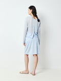 Viscose Nylon Knit Cardigan and Skirt Set | Sheer Airy Hand | H-Line Silhouette | Women Set | MRS Studios