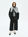 Wide Leg Sheepskin Leather Trousers | Elastic Waist 9/10 Length | Women Leather Pants | MRS Studios
