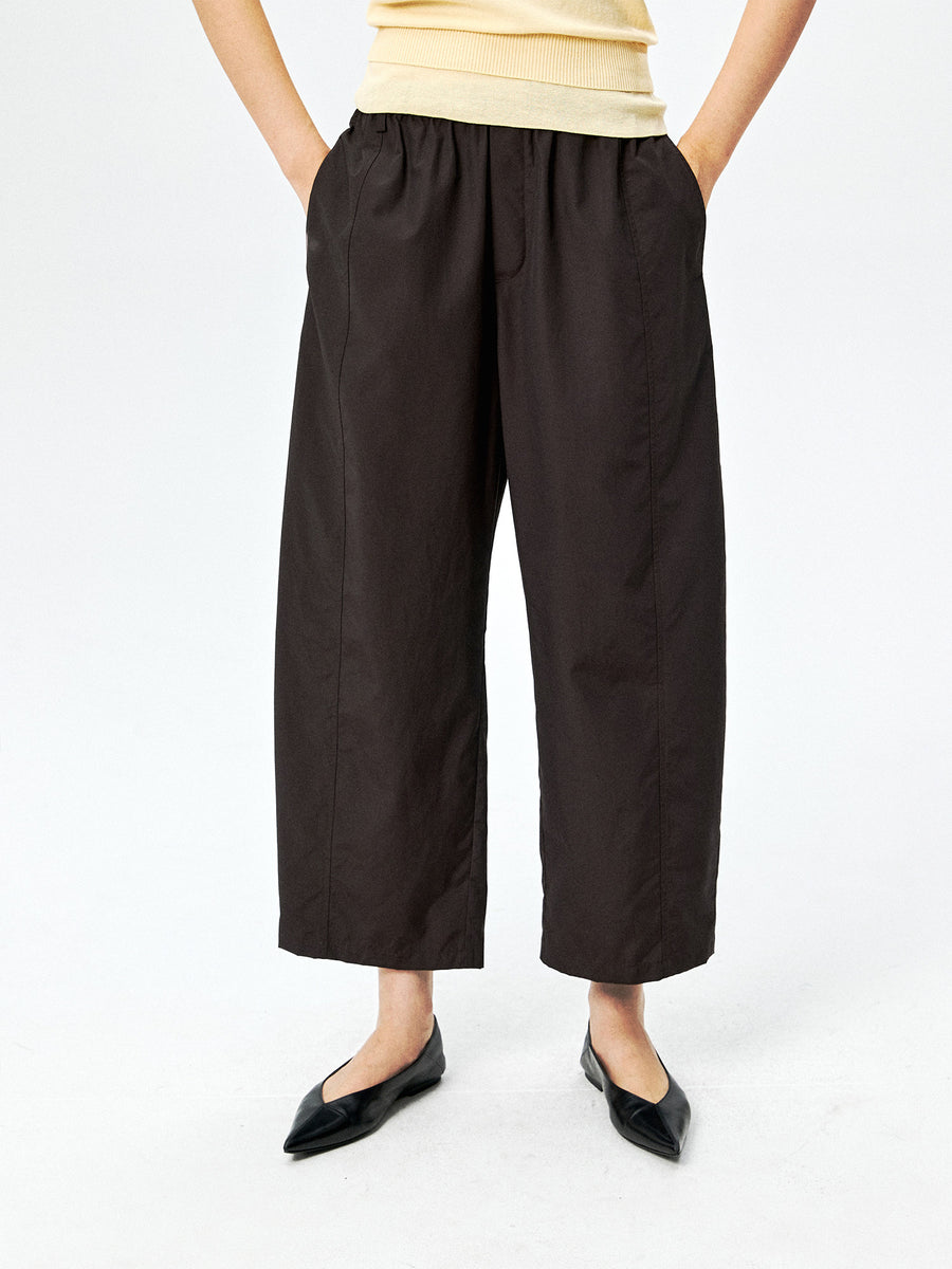Silk Blend Cocoon Pants, view 2
