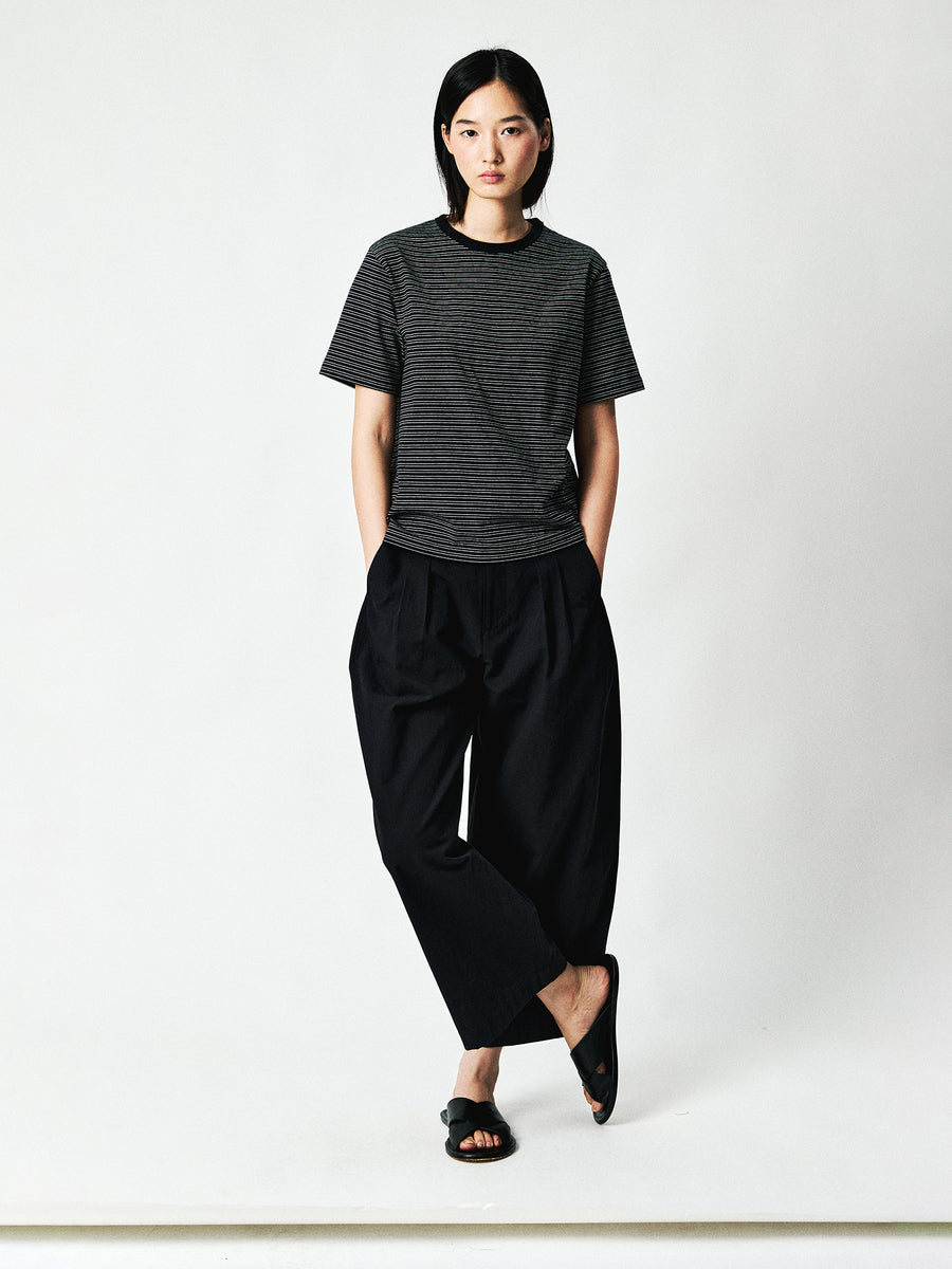 Cotton Hemp Cocoon Trousers, view 3