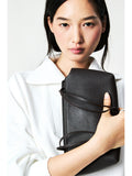 Grade-A Crossbred Lambskin Shoulder Bag | 35cm Underarm Strap | Brass Hardware | Women Bag | MRS Studios