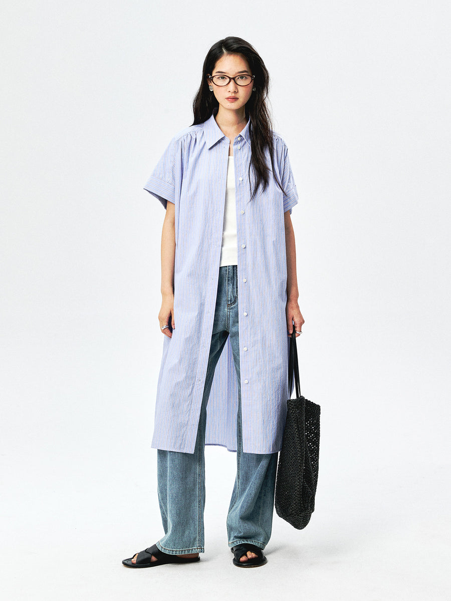 Japanese Cotton Shirt Dress & Blouse, view 6