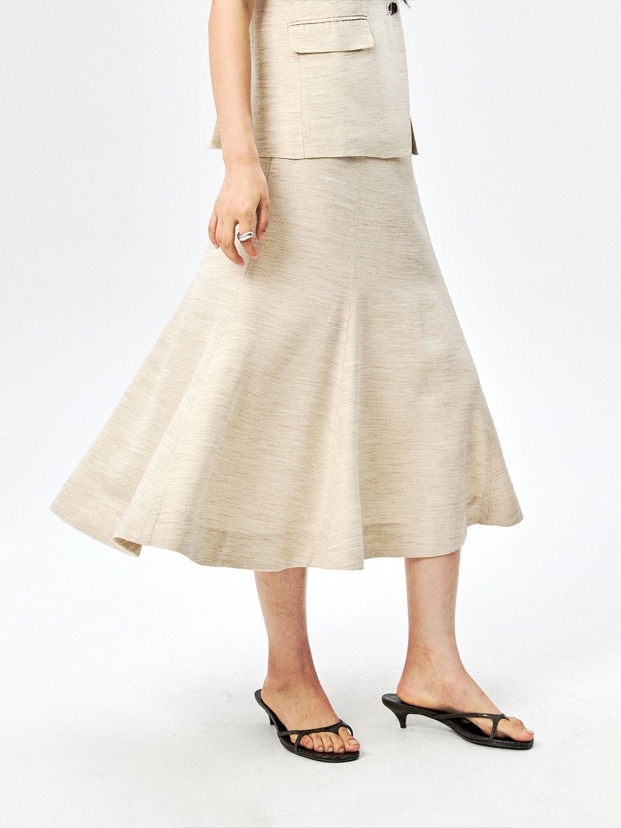 Vest & Fishtail Skirt, view 6