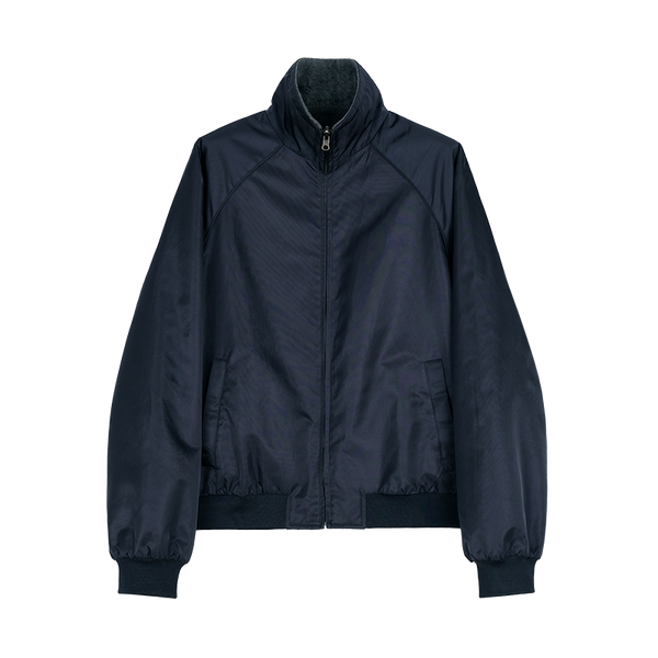 Reversible Fleece Nylon Jacket | 2-Way Stand Collar | Raglan Sleeves Women Jacket | MRS Studios