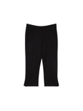 Roma Knit Capri Pants | Side Slit Detail | Vintage Slim Silhouette | Women Trousers | MRS Studios