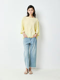 Freecross Four-Way Stretch Slim Jeans | Patented Comfort Denim | Cropped 9/10 Raw Hem | Women Jeans | MRS Studios