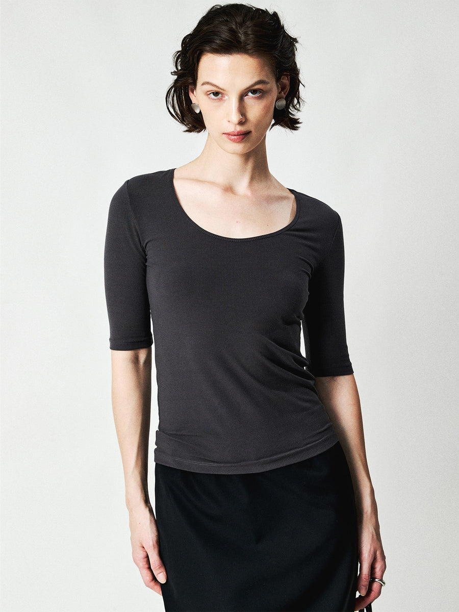 Ribbed Tee, view 6