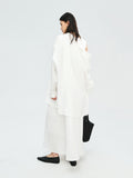 French Normandy Linen Shirt and Sleeveless Dress Set | Airy Breathable Weave | Relaxed Resort Silhouette | Women Set | MRS Studios
