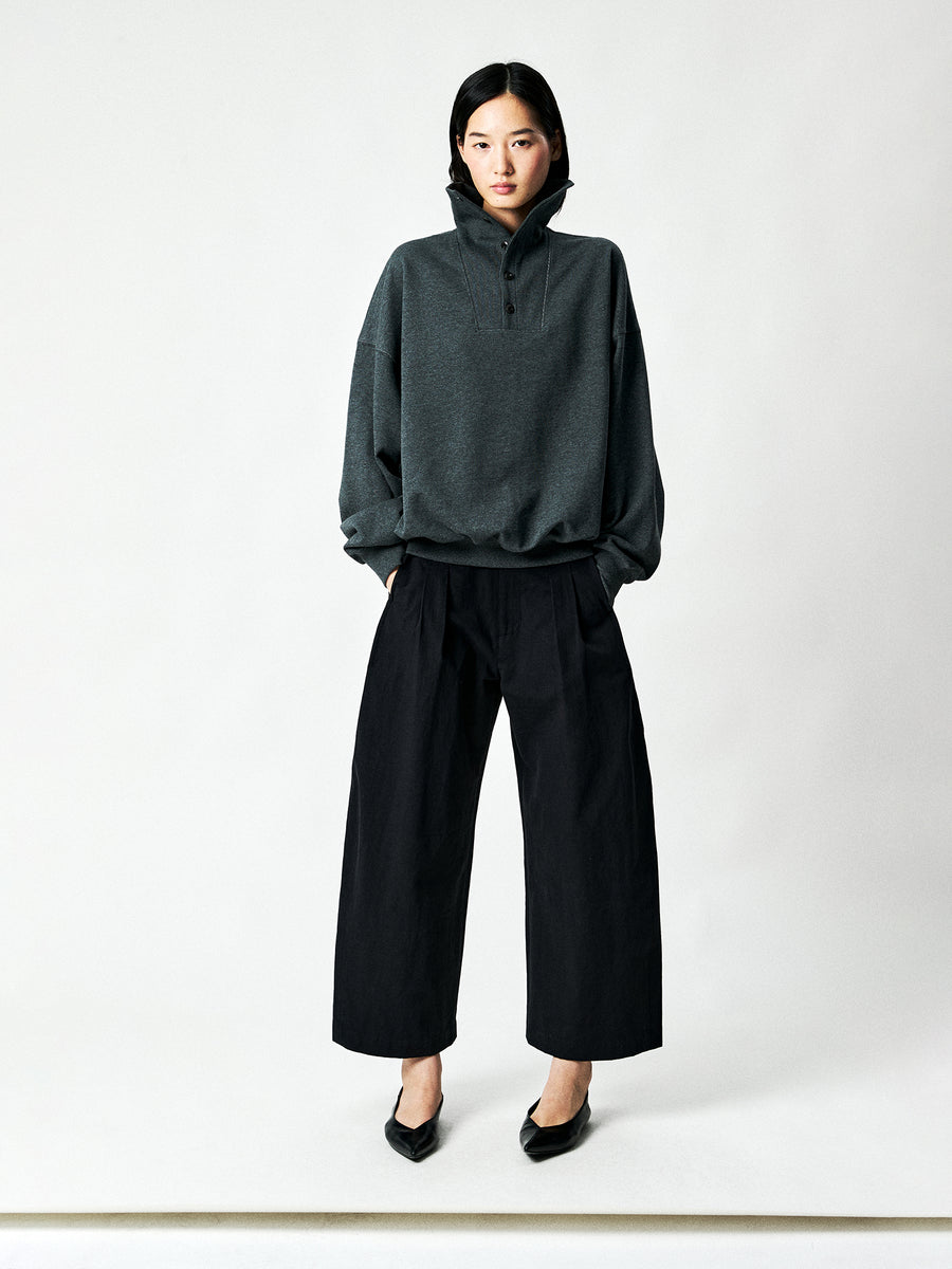 Cotton Hemp Cocoon Trousers, view 4
