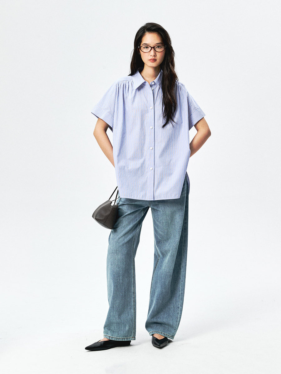 Japanese Cotton Shirt Dress & Blouse, view 7