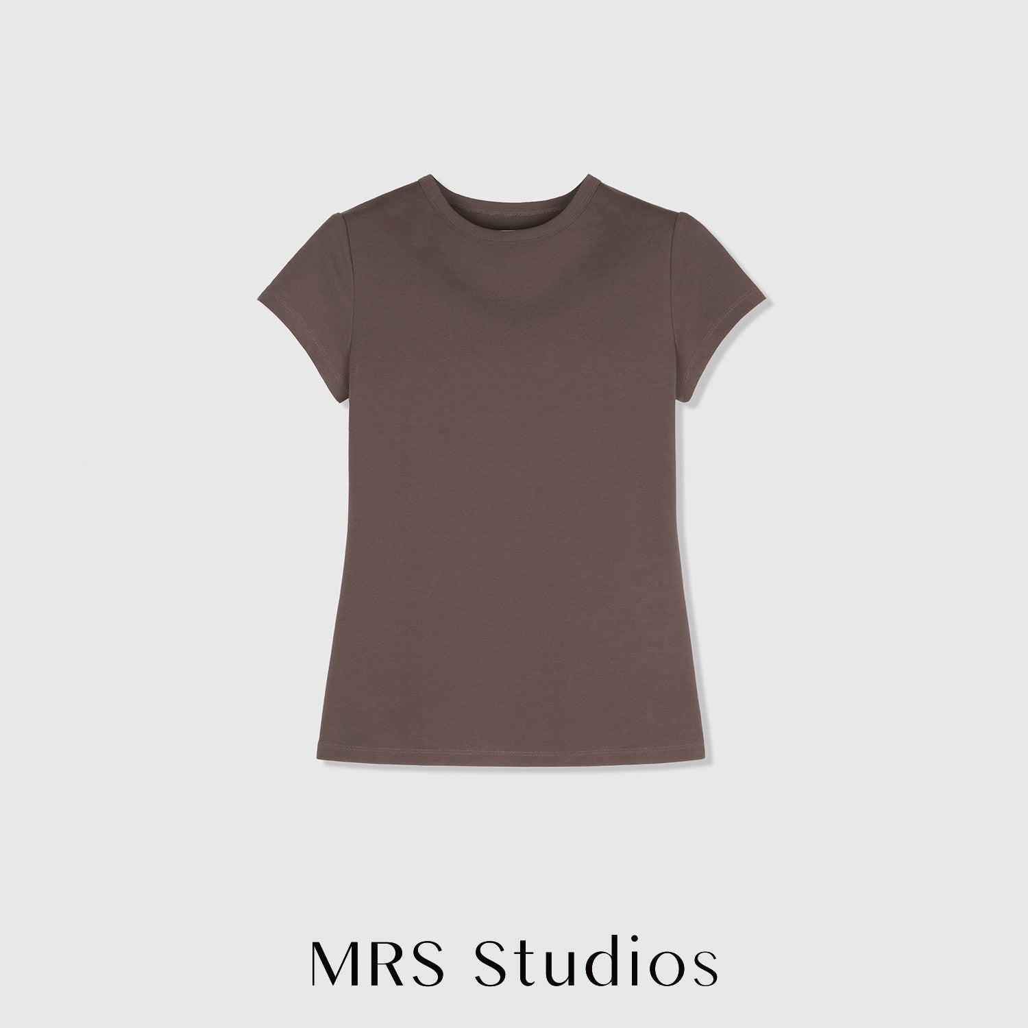 Classic Fitted Cotton T-Shirt | Short Sleeve Crew Neck | Multi-Colour Essentials | Women Top | MRS Studios