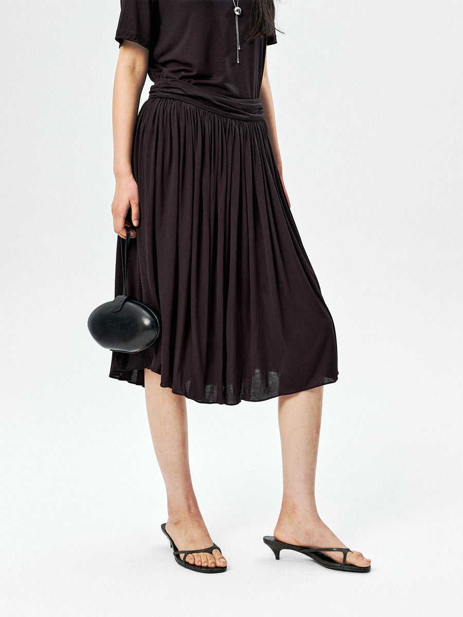 Modal Silk Tee & Full Skirt, view 9