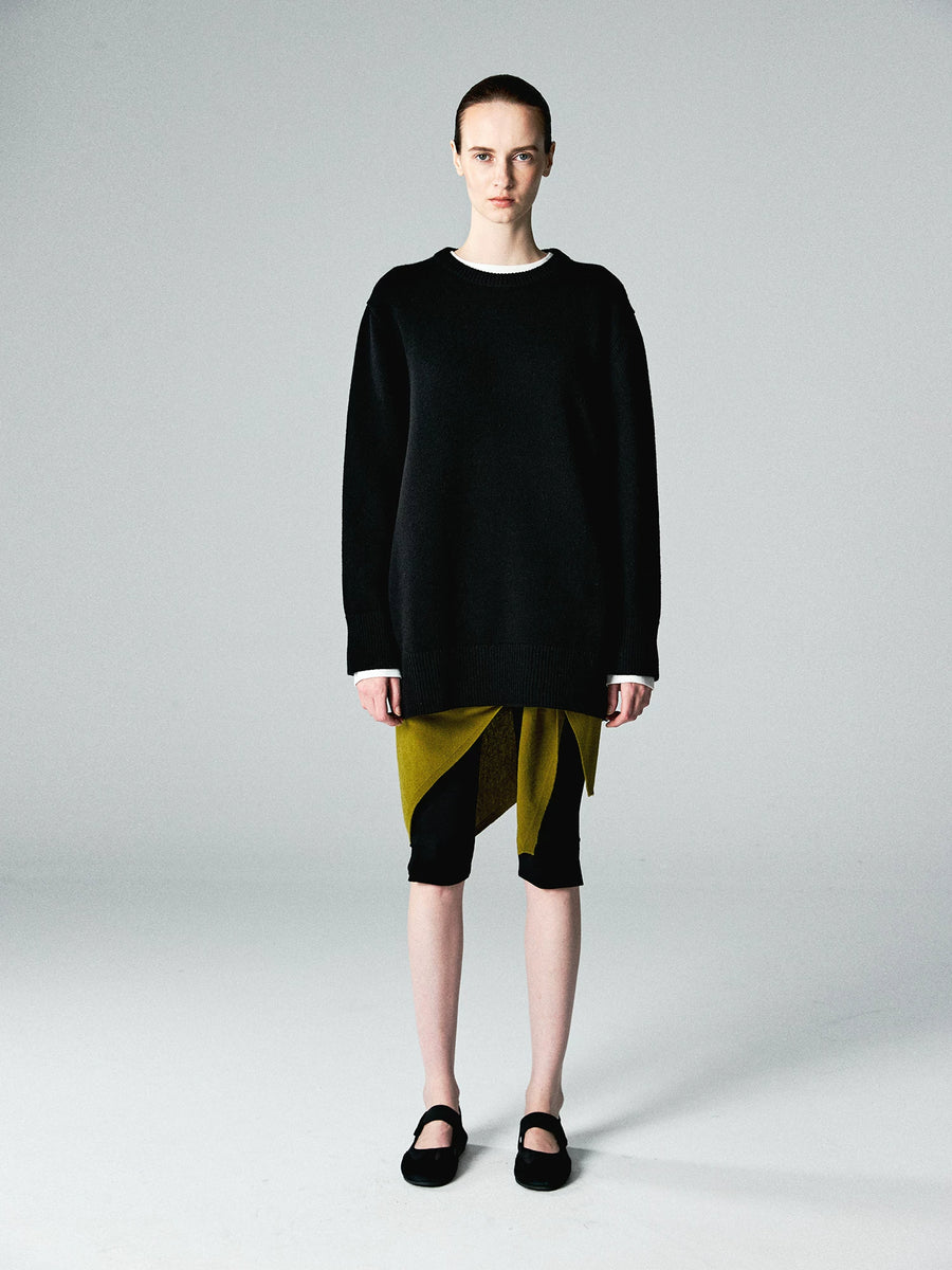 Consinee Wool Cashmere Oversized Sweater, view 7