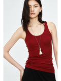Lyocell Mulberry Silk Tank Top | Multi-Colour Layering Essential | Sleeveless Base Layer | Women Top | MRS Studios