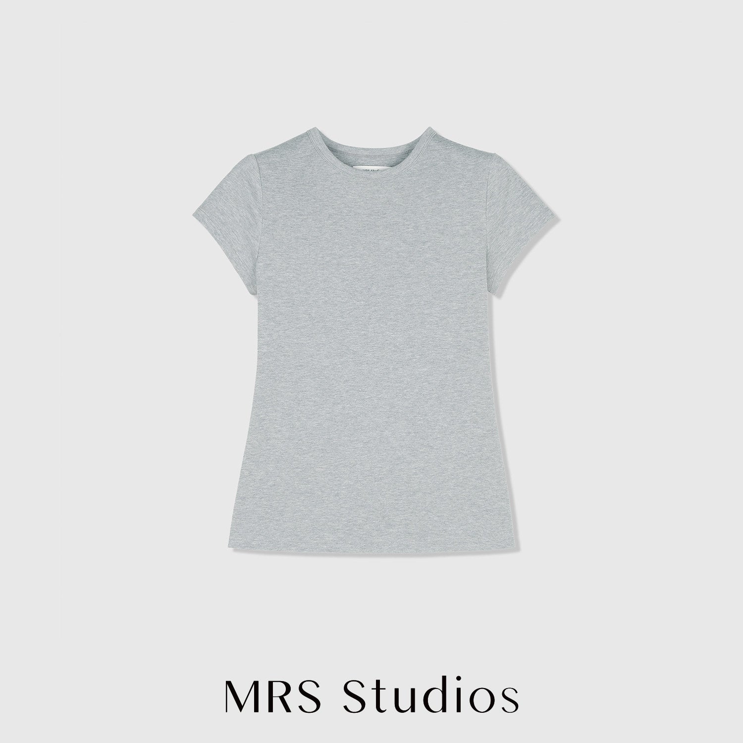Classic Fitted Cotton T-Shirt | Short Sleeve Crew Neck | Multi-Colour Essentials | Women Top | MRS Studios